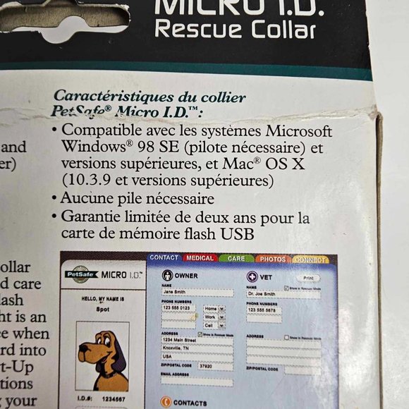 New PetSafe Pet Micro ID Rescue Collar Large Dog Fits 26" Necks  This is great i - Picture 8 of 8